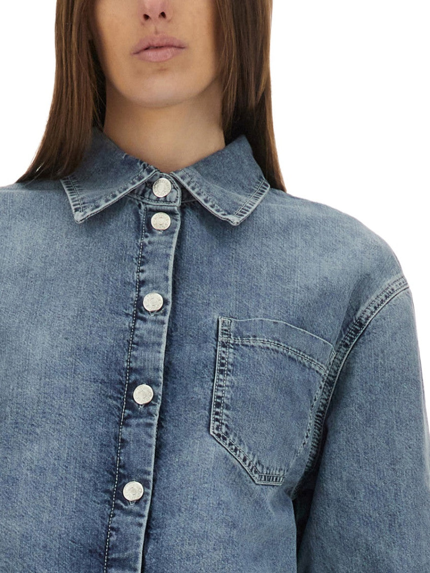 Denim Regular Solid Shirt 3