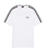 White Logo Crew Neck T-Shirt 1