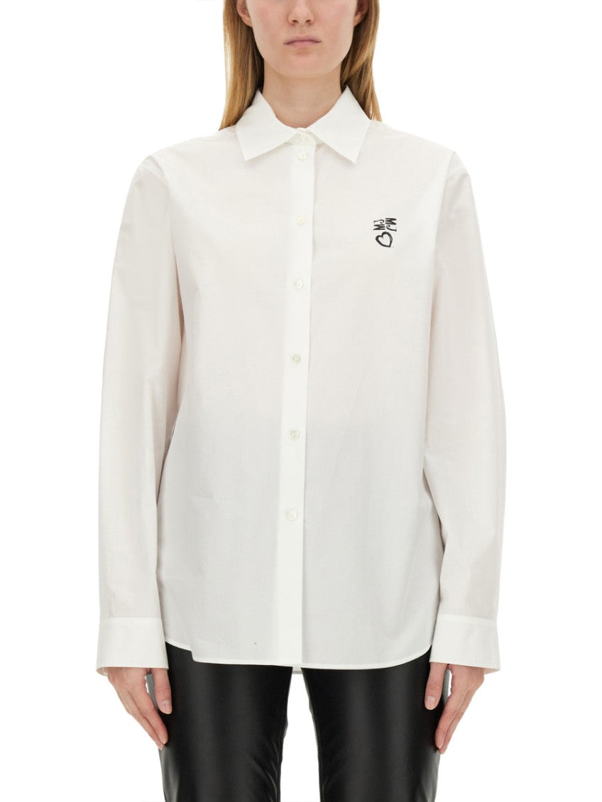 White Regular Logo Shirt 1