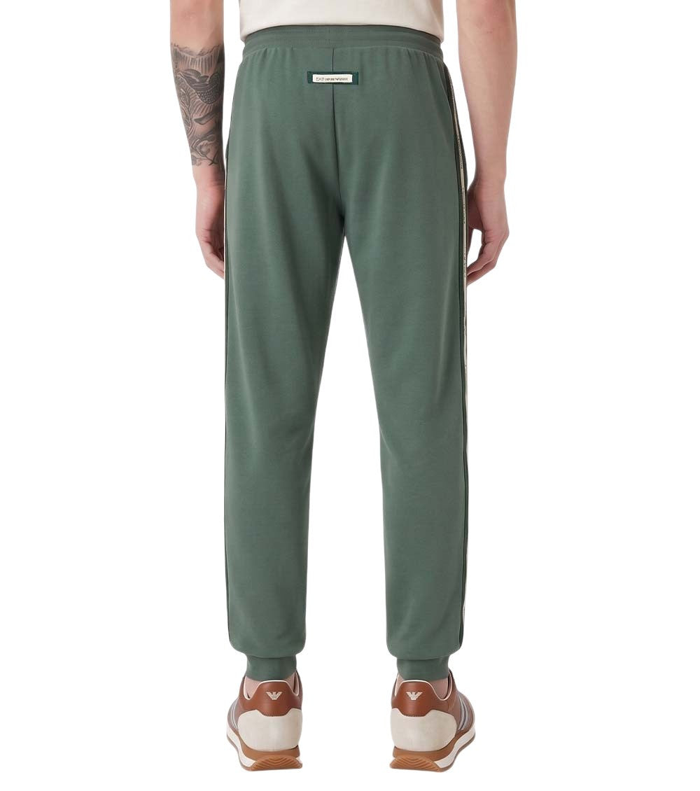 Green Cotton Logo Jogger 2