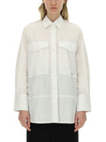 White Oversized Solid Shirt 1