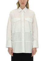 White Oversized Solid Shirt 1