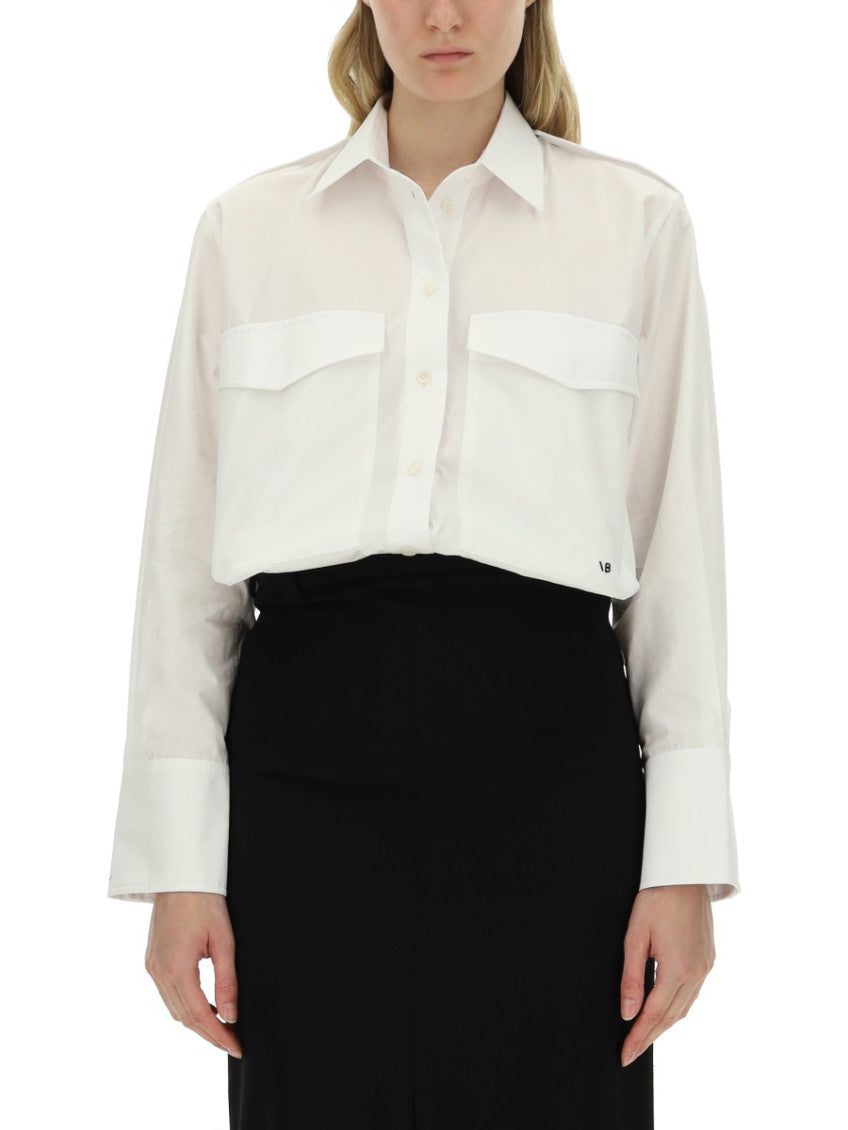 White Oversized Solid Shirt 3