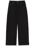 Black Mid Rise Jeans 1
