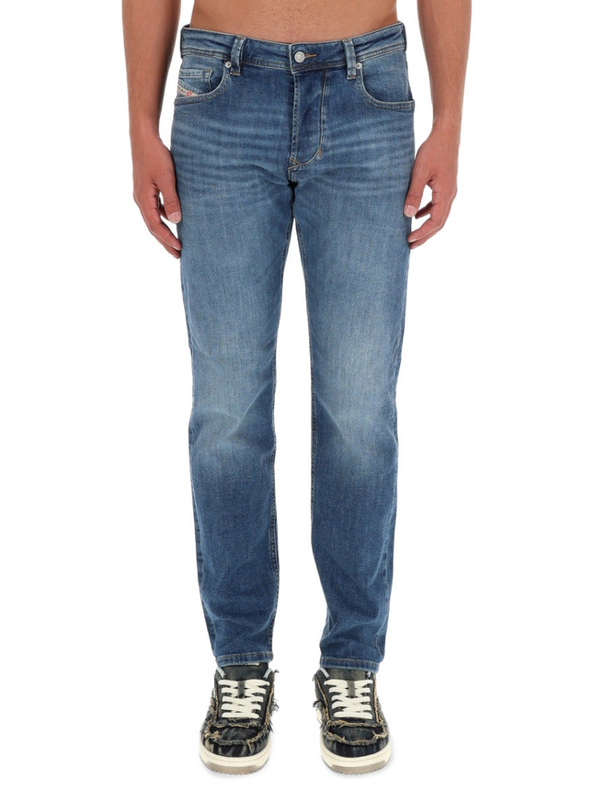 Blue Mid Rise Jeans 1