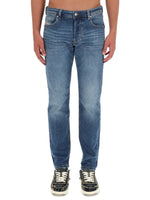 Blue Mid Rise Jeans 1
