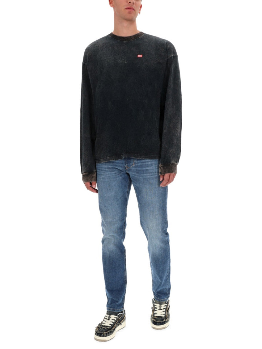 Blue Mid Rise Jeans 2