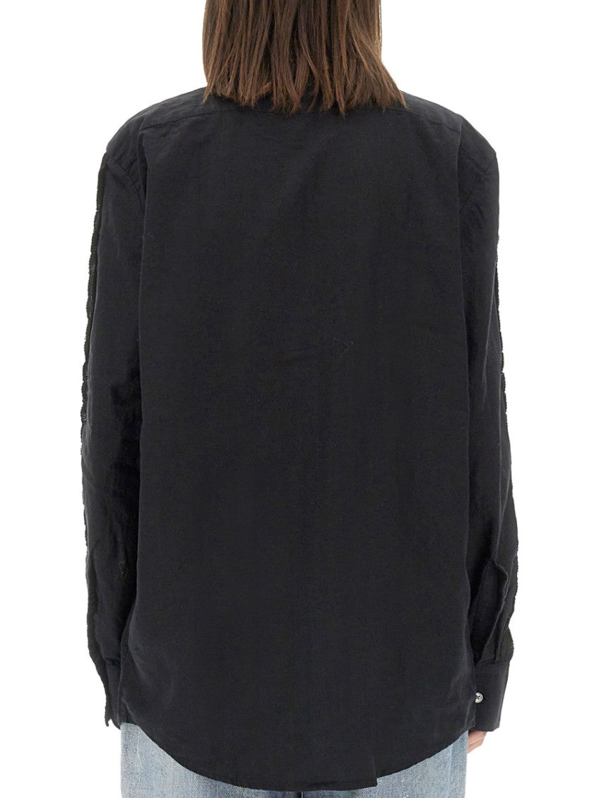 Black Relaxed Textured Shirt 2