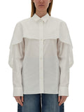 White Oversized Solid Shirt 1