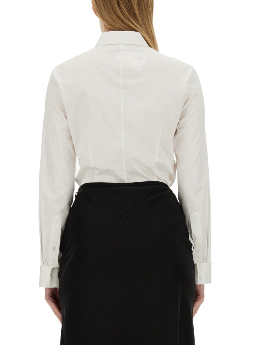 White Slim Solid Shirt 2