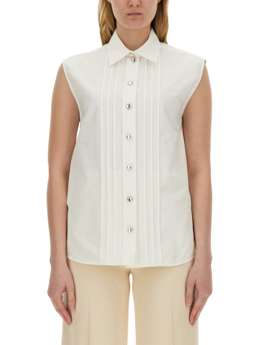 White Regular Solid Shirt 1