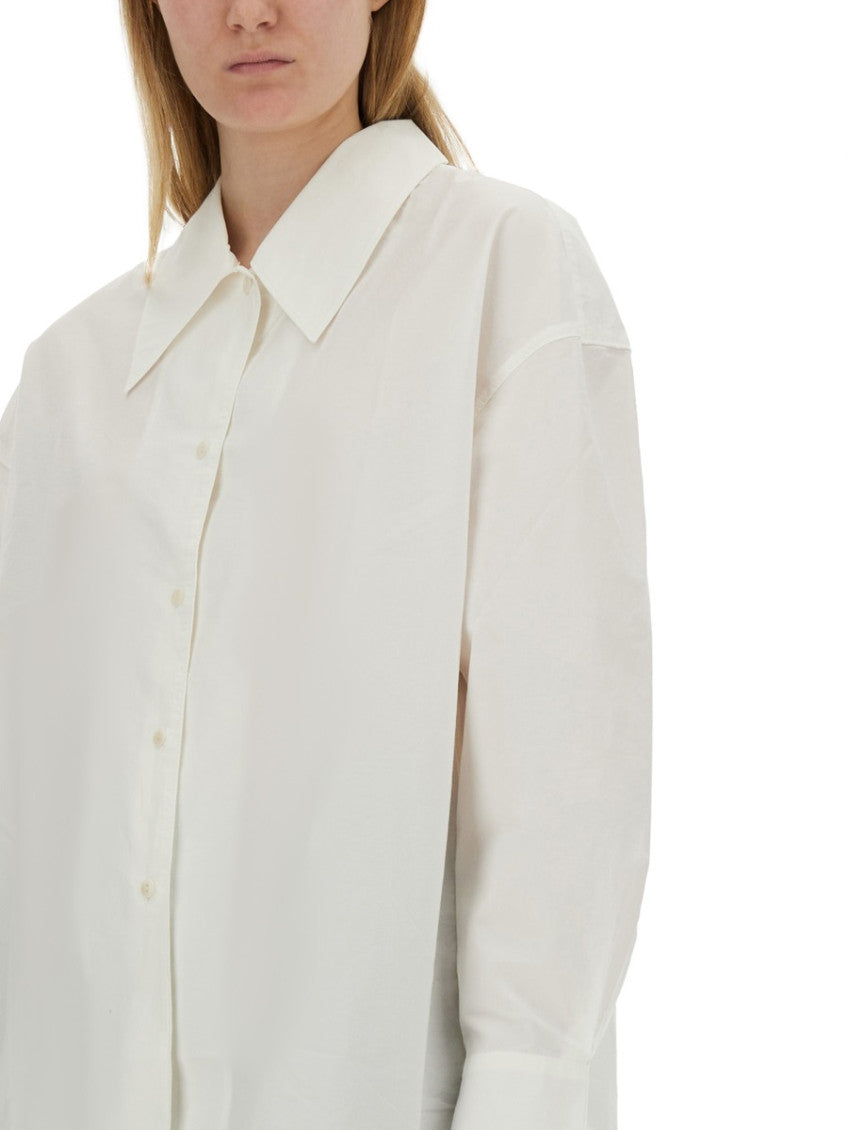 White Oversized Solid Shirt 4