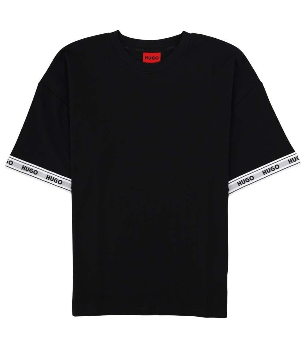 Black Logo Crew Neck T-Shirt 1
