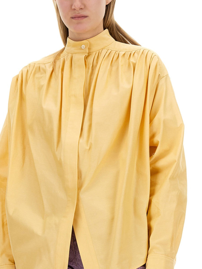 Yellow Regular Solid Shirt 3