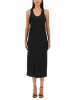 Black Scoop Neck Midi Dress 1
