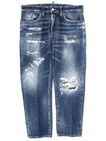 Blue Mid Rise Jeans 1