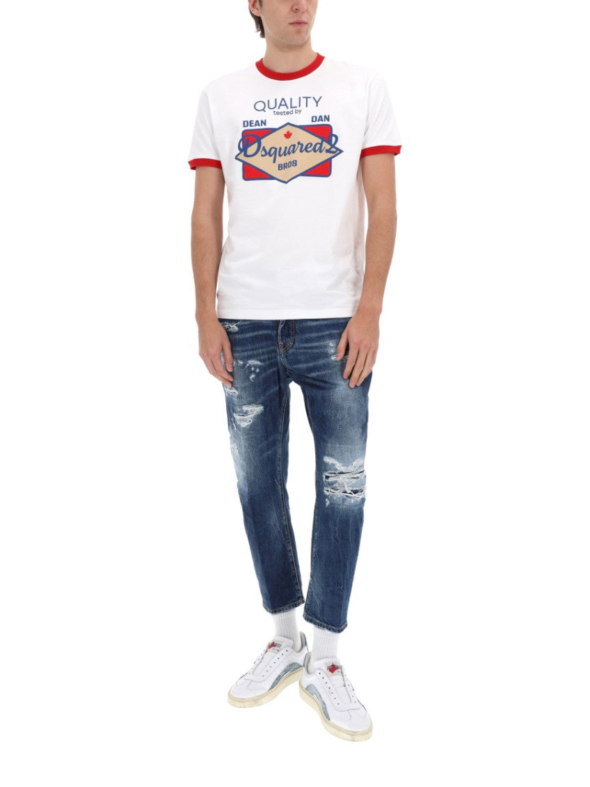 Blue Mid Rise Jeans 3