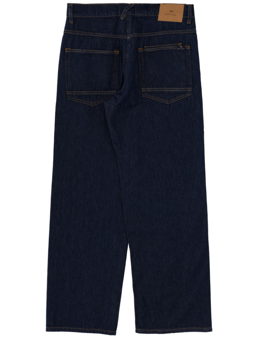 Dark Blue Relaxed Jeans 2