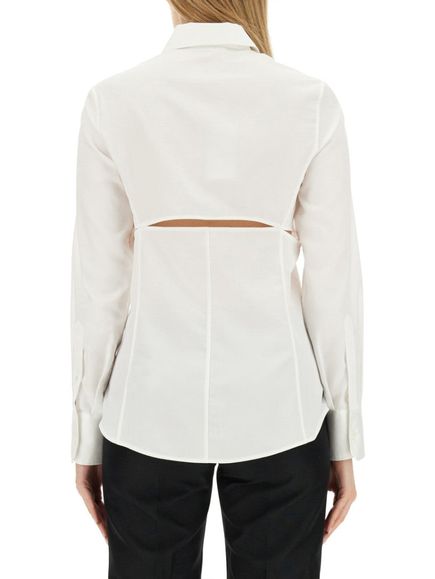 White Slim Solid Shirt 2