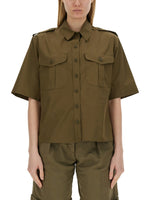 Khaki Regular Solid Shirt 1