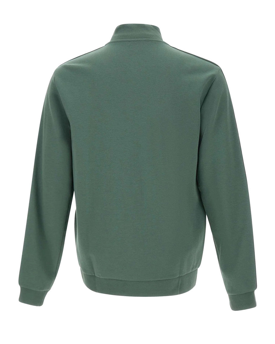 Green Logo Mock Collar Sweatshirt 2