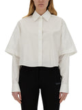 White Oversized Solid Shirt 1