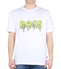 White Graphic Crew Neck T-Shirt 1