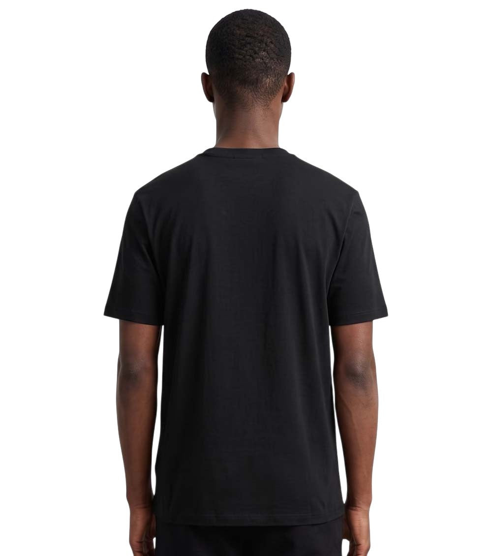 Black 2-Pack Solid Crew Neck T-Shirts 3