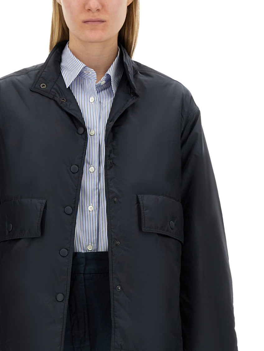 Navy Blue Regular Solid Shirt 3
