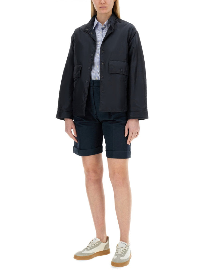 Navy Blue Regular Solid Shirt 4