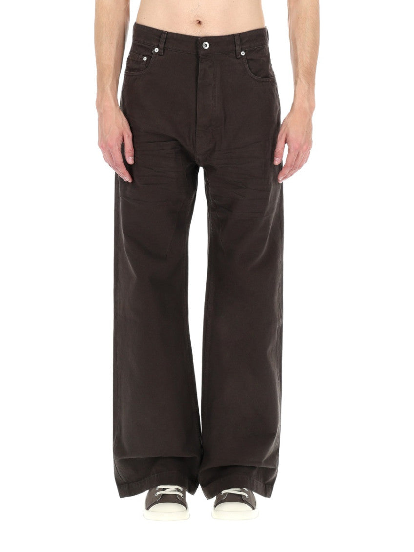 Brown Mid Rise Jeans 2