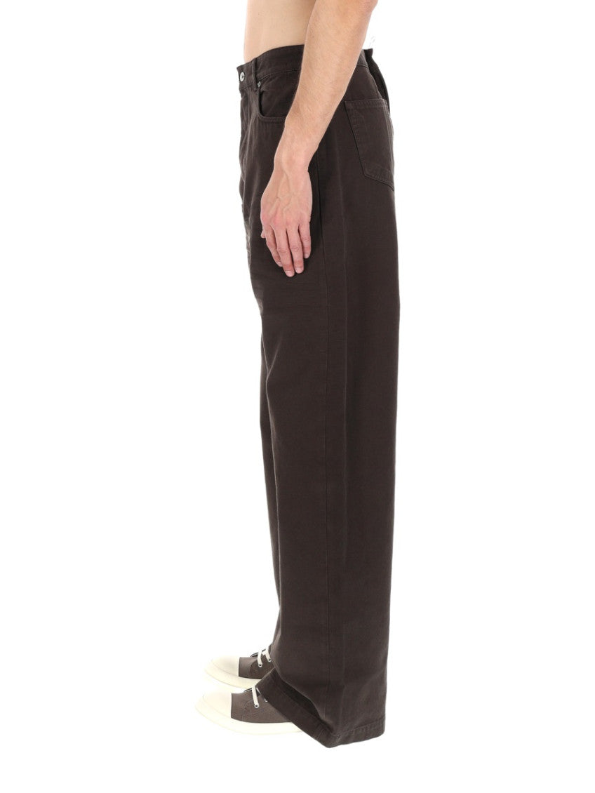 Brown Mid Rise Jeans 4