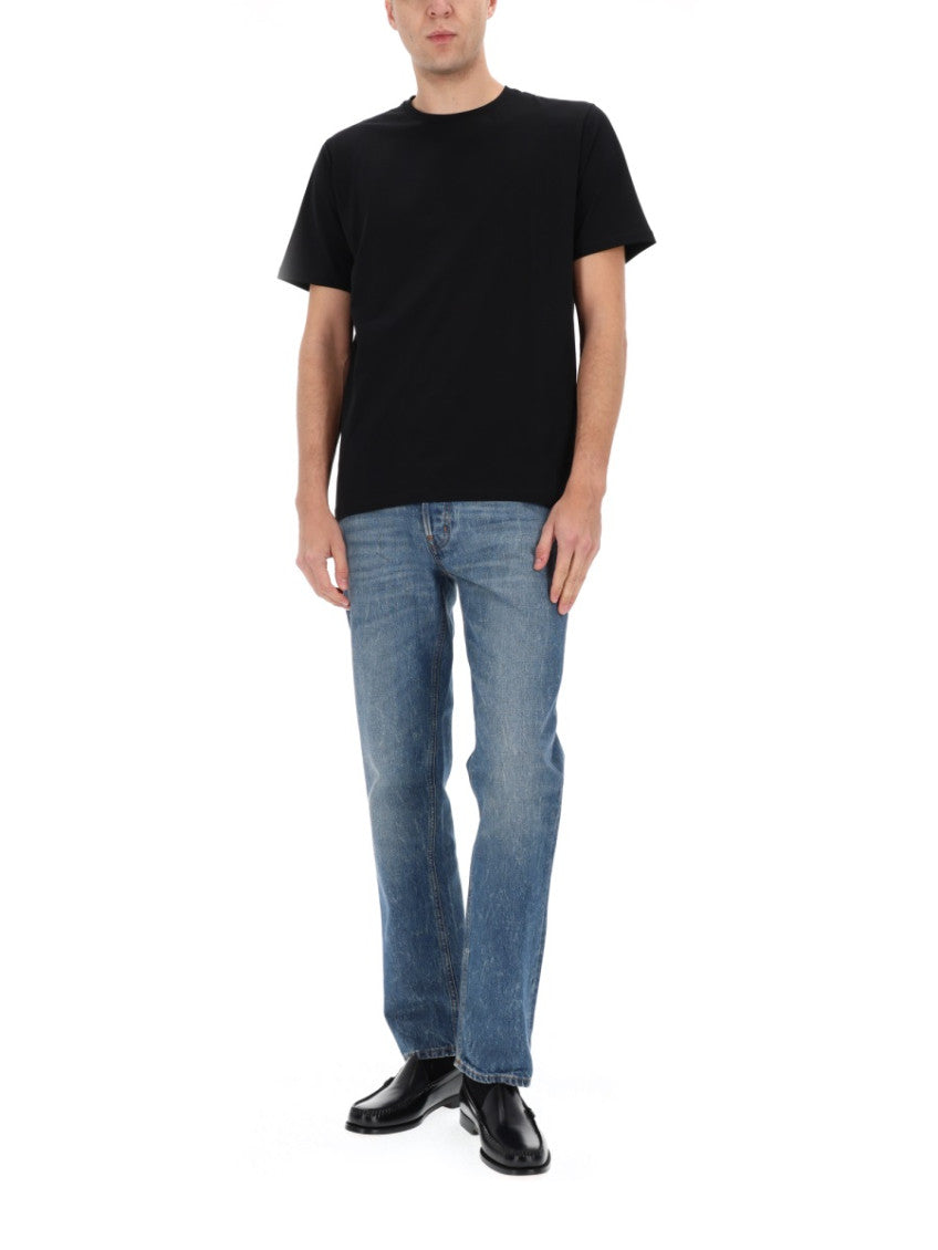Blue Mid Rise Jeans 3