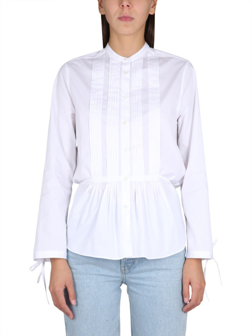 White Regular Solid Shirt 1