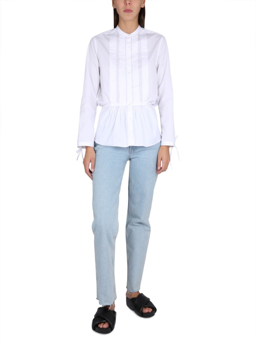 White Regular Solid Shirt 4