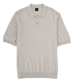 Grey Solid Shirt Collar Polo 1