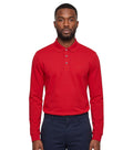 Red Solid Shirt Collar Polo 1