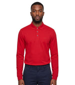 Red Solid Shirt Collar Polo 1