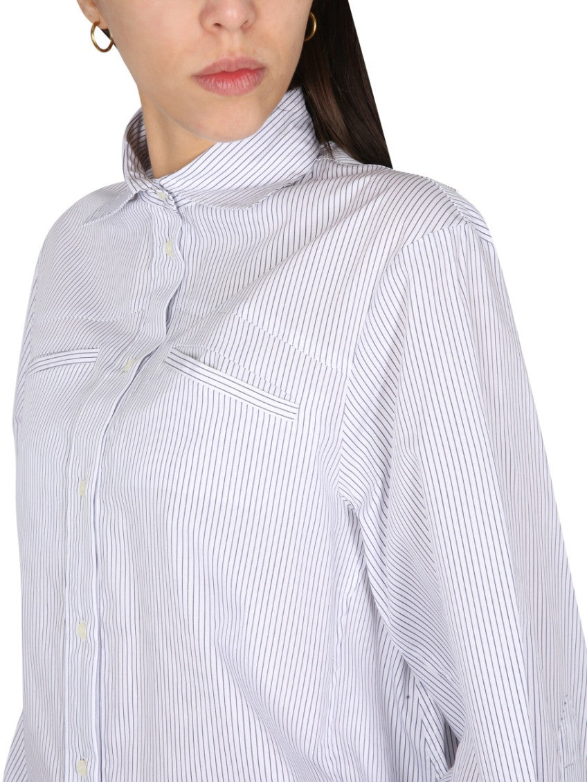 Sky Blue Relaxed Stripes Shirt 3