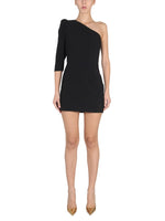 Black One Shoulder Mini Dress 1