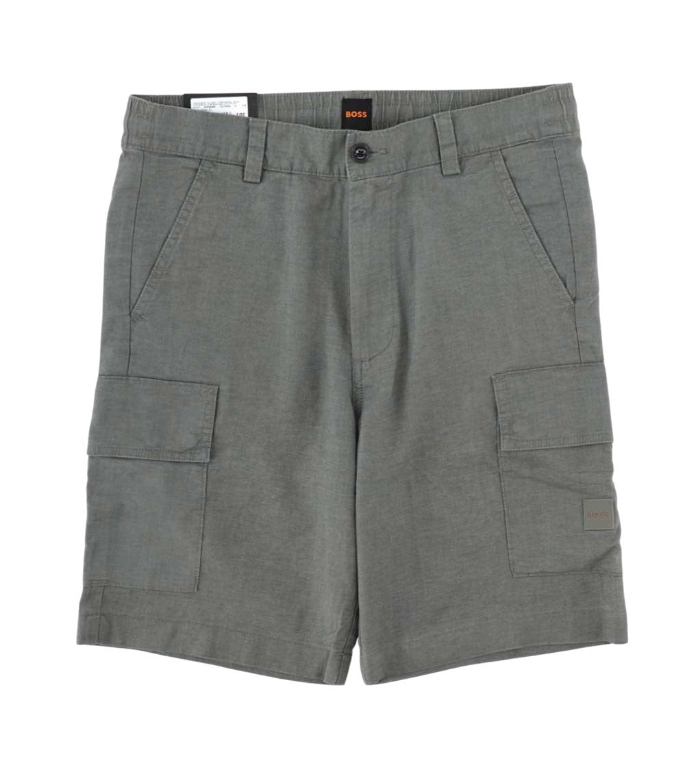 Grey Solid Shorts 1