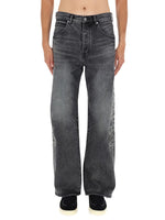 Black Mid Rise Jeans 1