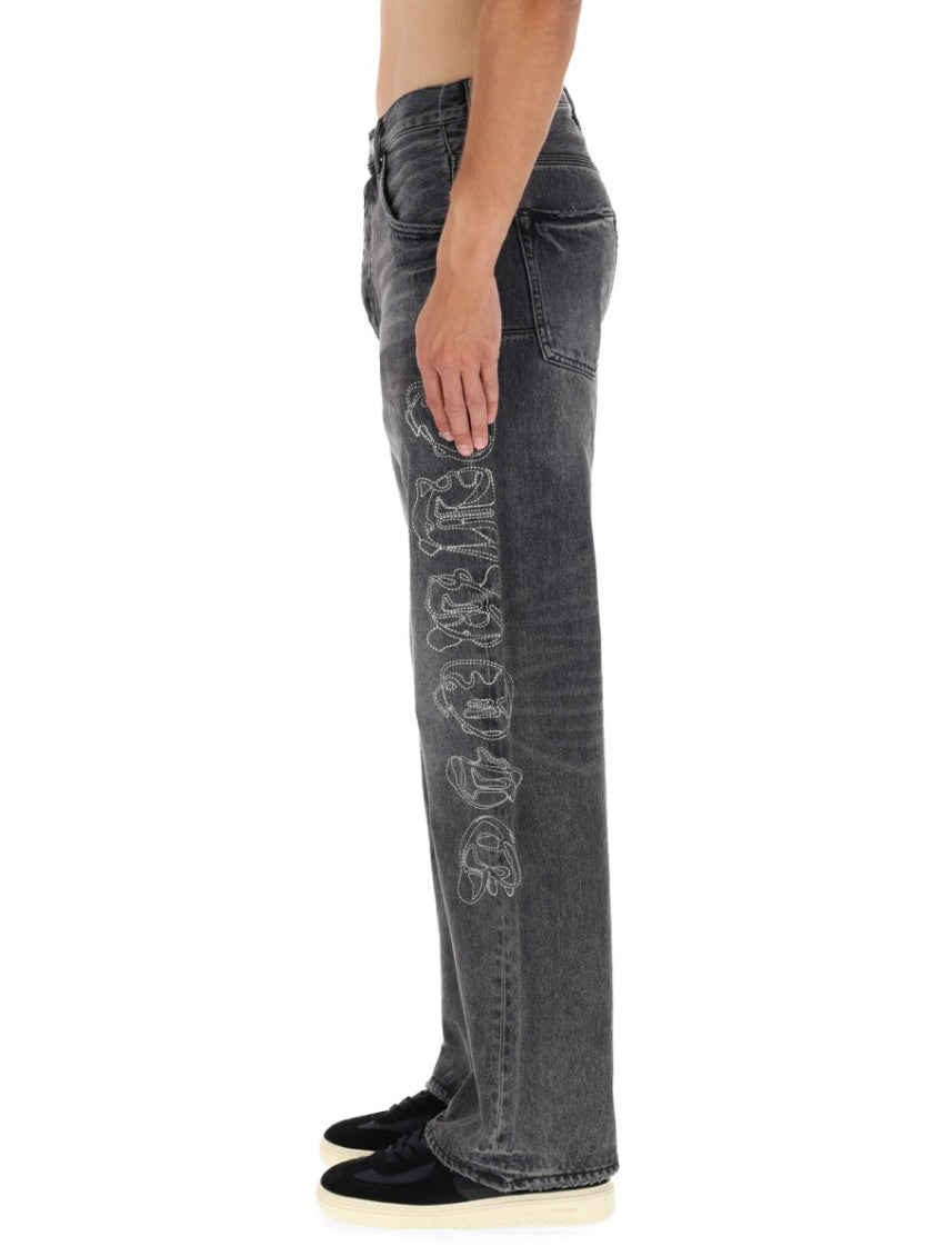 Black Mid Rise Jeans 3