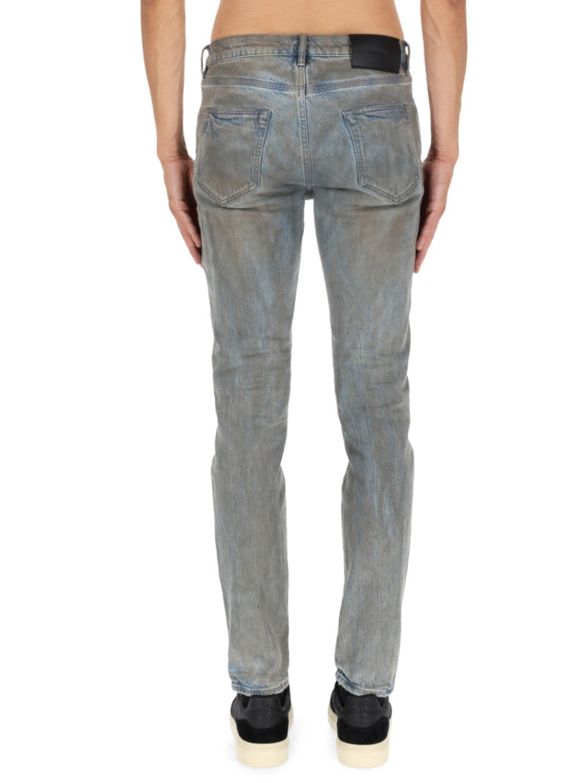 Blue Mid Rise Jeans 4