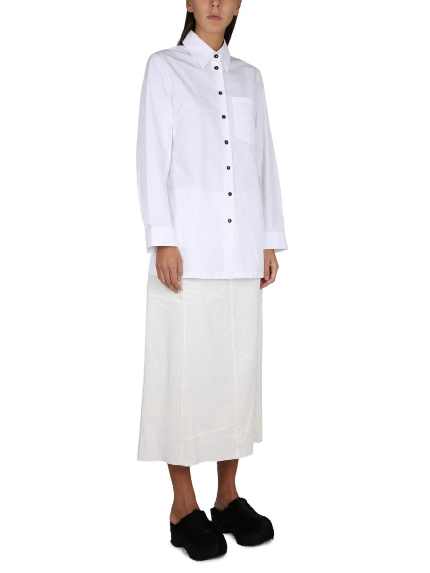 White Regular Solid Shirt 4