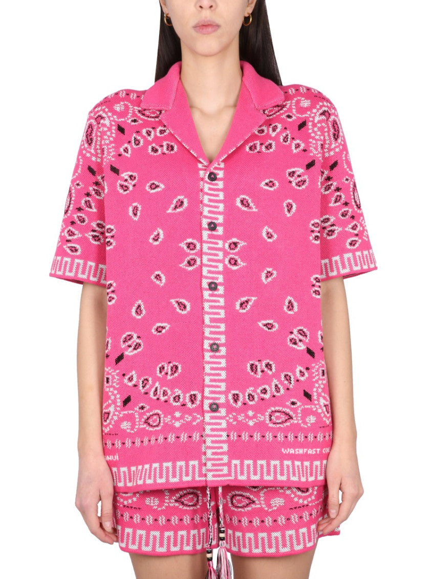 Pink Relaxed Printed Shirt 1