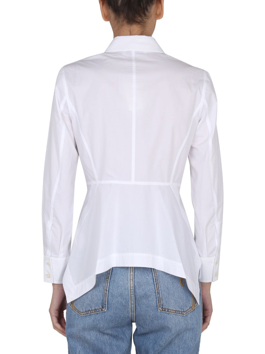 White Tailored Solid Shirt 2