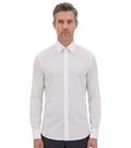 White Regular Solid Shirt 1