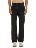 Black Mid Rise Jeans 1