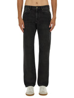 Black Mid Rise Jeans 1